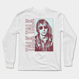 Talk Talk  • • •  Retro Style Aesthetic Design Long Sleeve T-Shirt